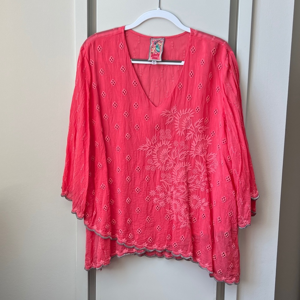 Johnny Was Embroidered "Jayne" Tunic * Size XXL * NWOT